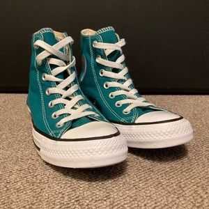 Converse All Star Chuck Taylor High Top Unisex Sneakers Men Size 5 Women 7 Green